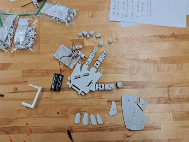 Evida's Robotic Hand Assembly